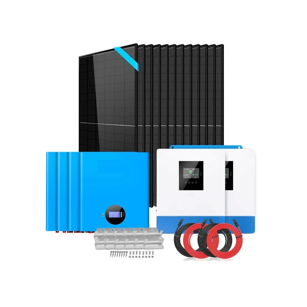 Solar System 1kwh 3kwh 5kwh 10~25kwh Off-Grid Hybrid On-Grid for Residential Energy Storage