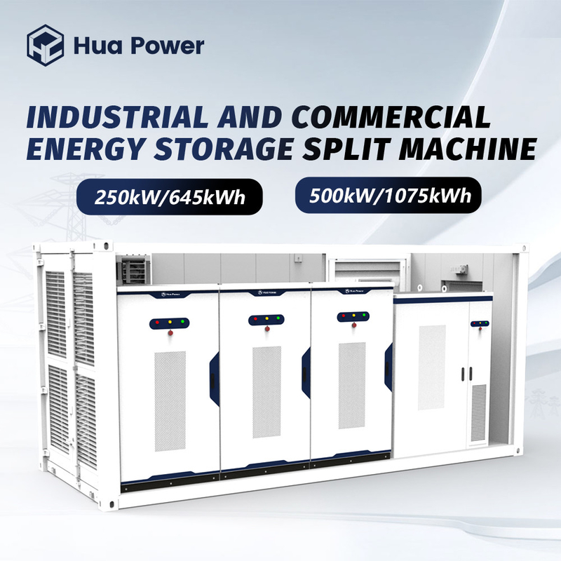 215kWh 645kWh 1075kWh Industrial Solar Battery Storage System 1MWh Energy Storage Cabinet Modular LFP Battery for On-grid Off-grid Hybrid ESS