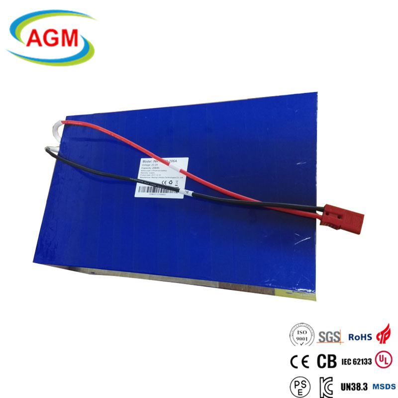 Lithium Ion Battery 22.2V 206Ah High Capacity Solar Energy Storage AGM Energy