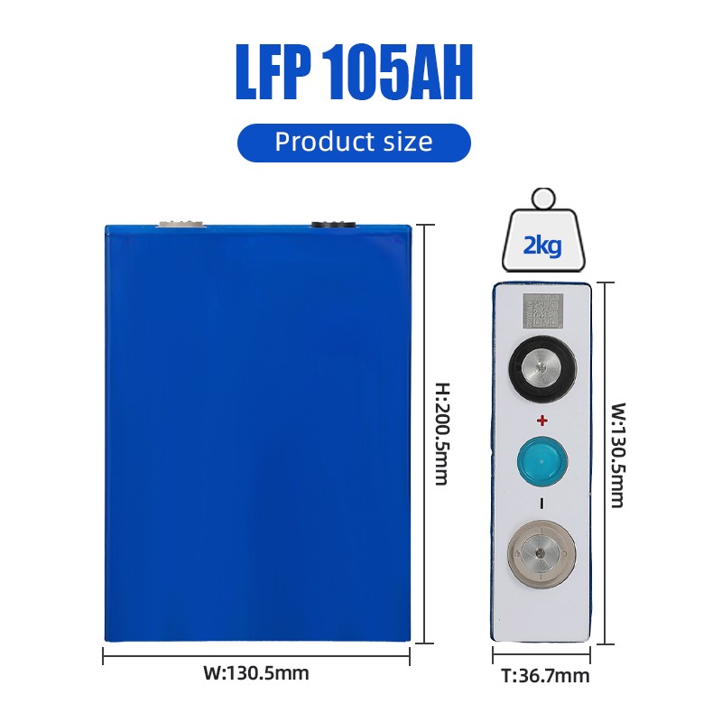 EVE 3.2V 100Ah 105Ah LiFePO4 Battery High-Cycle Life for Solar Storage and Off-Grid Systems