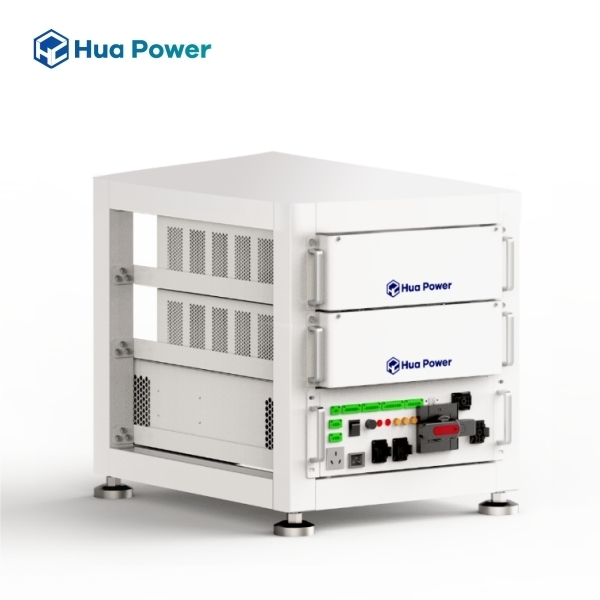 10kWh LiFePO4 Battery Pack Ultra-Compact Rack-Mounted for Indoor Home Office and Retail Hua Power
