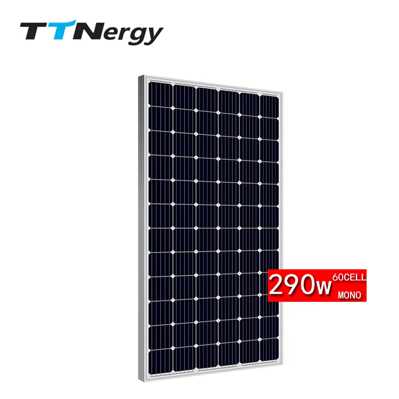 High Efficiency Monocrystalline Solar Panels 290W-300W PERC N-TYPE TOPCON for Residential and Commercial PV Systems TTN