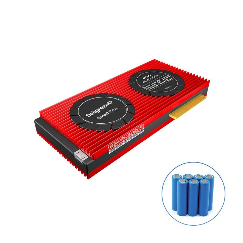 Smart BMS 4S 150A 200A 250A for LiFePO4 Battery Bluetooth Monitoring and Real-Time Data Management for Solar Energy Storage Systems Deligreen Power