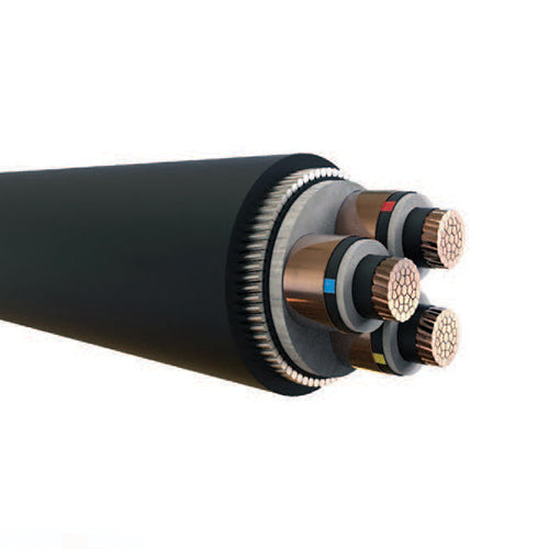 Power Cable MV N2XSEFGbY 3-Core Cu XLPE PVC SWA Armor for Underground, Indoor, Outdoor and Trunking Installations