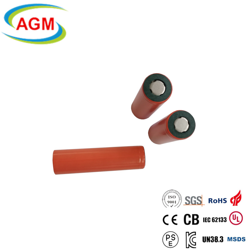 ICR18650 Li-ion Battery 2000-2600mAh 3.7V High Capacity with UL MSDS UN38.3 for Power Bank, E-Bike, Solar Lighting AGM