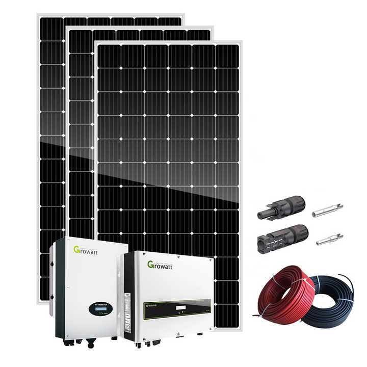 10000W Hybrid Off-Grid Solar Energy System 10/12/15/20kW High Efficiency for Residential and Commercial Use TTnergy