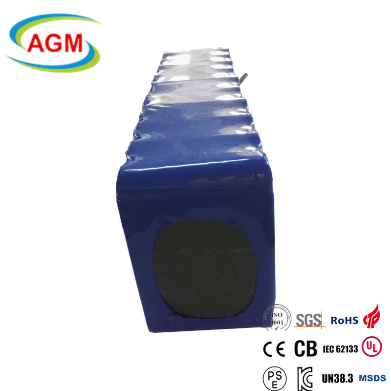 Electric Bike Battery 32V 12Ah LiFePo4 10S4P High Cycle Life for E-Bike and E-Scooter AGM Energy
