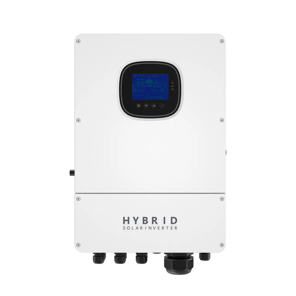 TTN Hybrid Solar Power Inverter 5.5KW 48V 100A MPPT WiFi Enabled Off-Grid System for Home and Commercial Use TTN