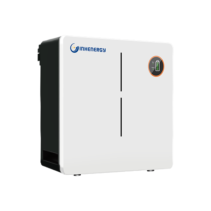 Wall Mounted LiFePO4 Battery 51.2V 100Ah 5.12kWh Plug-and-Play for Residential Hybrid Inverters Inhenergy