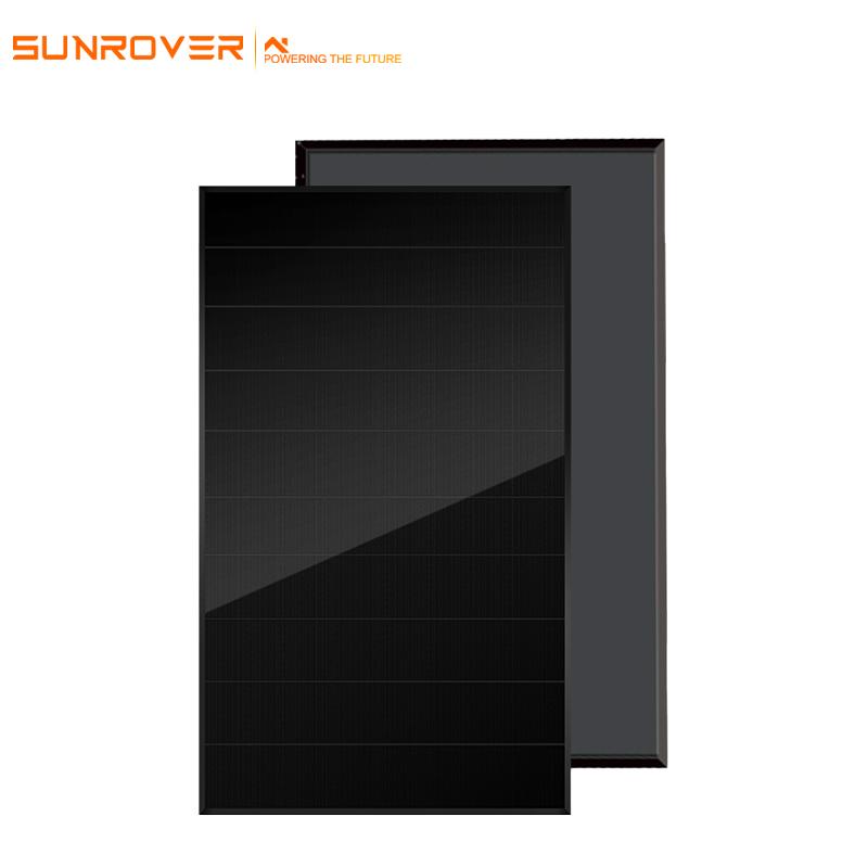 Solar Panel 390W-560W Full Black Shingled Mono PERC Home Commercial Industrial Use Sunrover