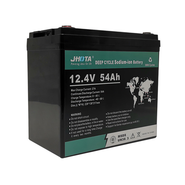 12.4V 54Ah Sodium Ion Battery Pack High-Cycle Life BMS-Protected for Solar Storage and Backup Power
