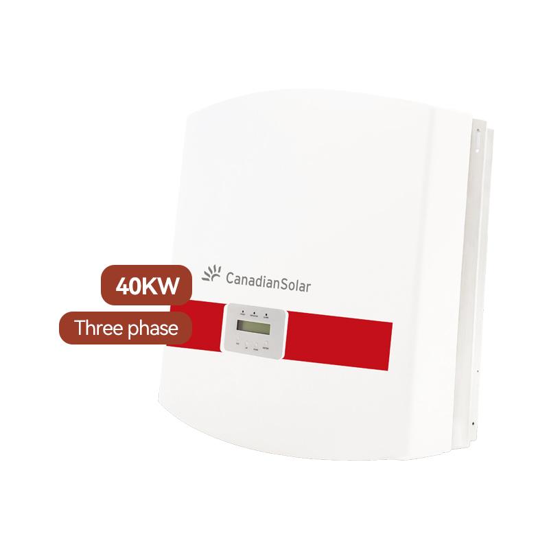 40kw 50kw MPPT On Grid Inverter High Efficiency Solar Storage System CanadianSolar