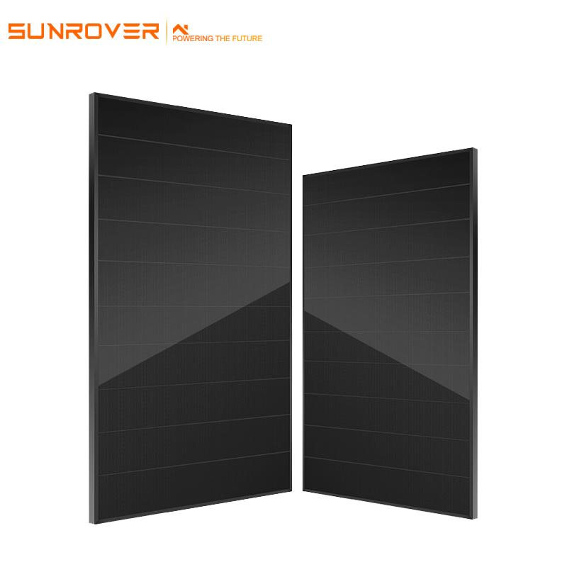 Solar 405W Full Black Shingled Module High-Efficiency Mono PERC Panel for Residential and Commercial Rooftop Installations Sunrover