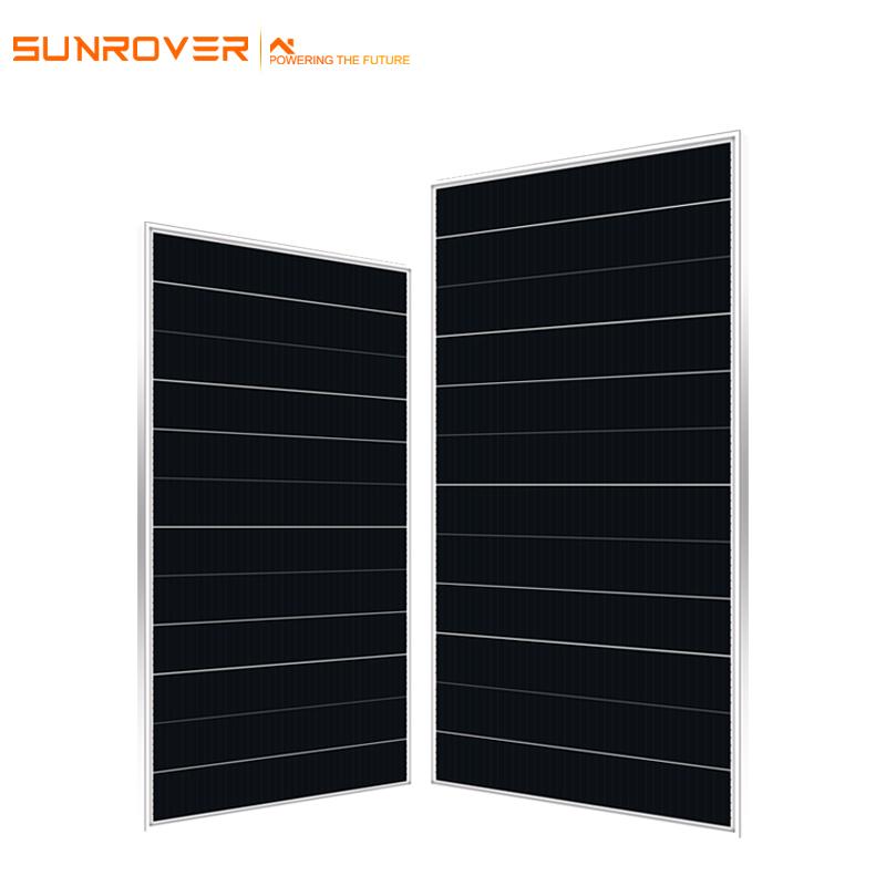 Full Black Monocrystalline Shingled Solar Modules 390W-560W High Efficiency for Home Commercial Industrial Use Sunrover