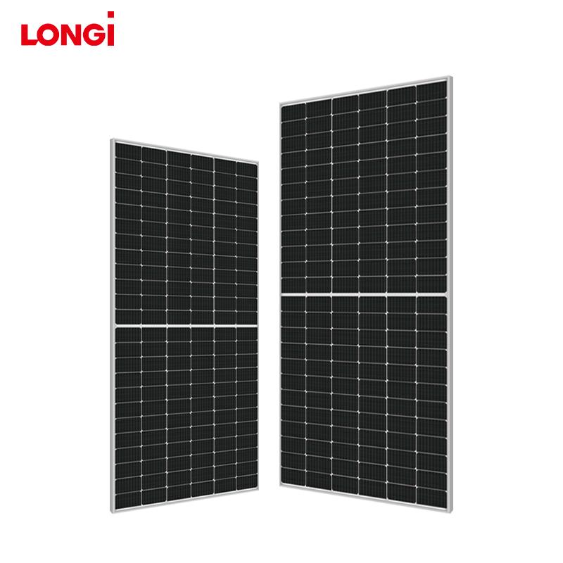 550w Solar Panel Mono Crystalline 144(6x24) Cells High Efficiency for Residential and Commercial Use Longi