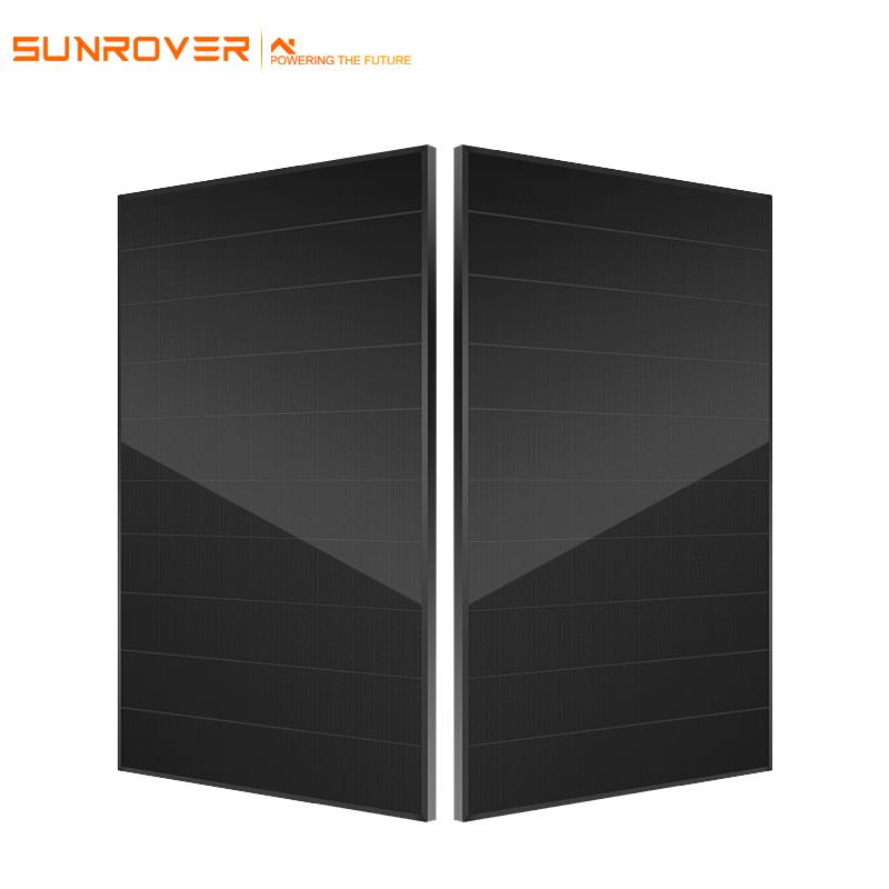 Solar Shingles Full Black Monocrystalline 420W High Efficiency for Roof Integration Sunrover