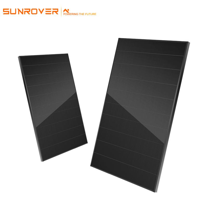 Solar 405W Full Black Shingled Module High-Efficiency Mono PERC Panel for Residential and Commercial Rooftop Installations Sunrover