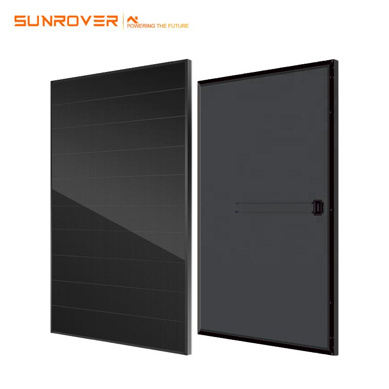 Full Black Monocrystalline Shingled Solar Modules 390W-560W High Efficiency for Home Commercial Industrial Use Sunrover