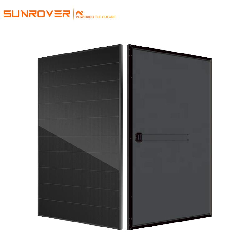 Solar 405W Full Black Shingled Module High-Efficiency Mono PERC Panel for Residential and Commercial Rooftop Installations Sunrover