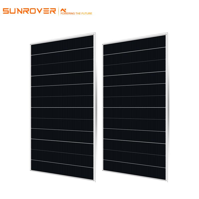 Solar 405W Full Black Shingled Module High-Efficiency Mono PERC Panel for Residential and Commercial Rooftop Installations Sunrover