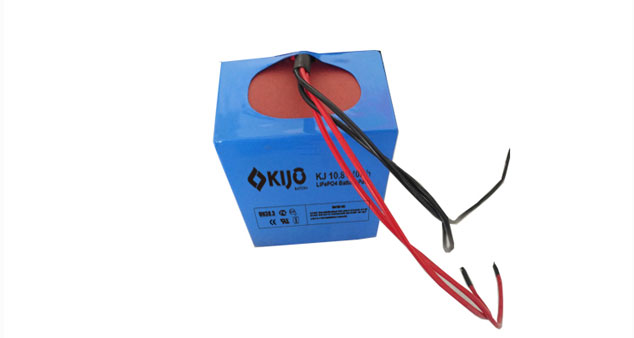10.8V Lithium ion Battery 40AH Long Cycle Life Lightweight Design for Energy Storage Systems KJ