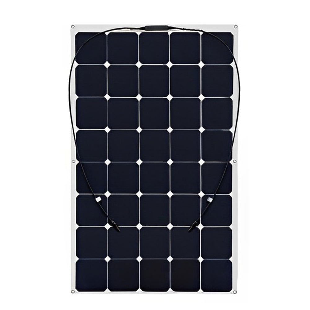 Solarparts SunPower Flexible Solar Panel 125W 22V High Efficiency for RV Yacht Off-Grid Systems