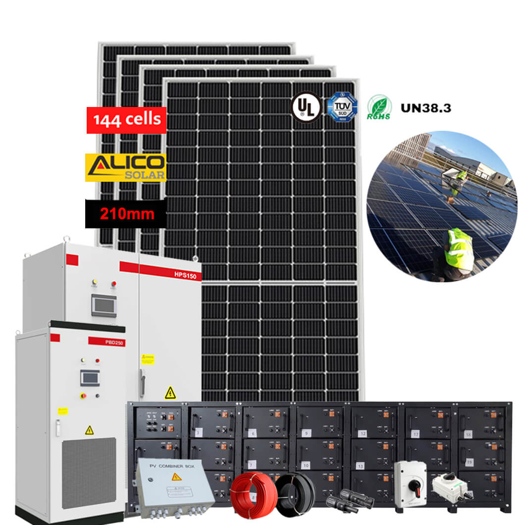 Grid Tie Inverter 50KW/60KW/80KW/100KW 380V 400V Three Phase 50Hz Outdoor IP65 Smart Monitoring for Solar Power System Alicosolar