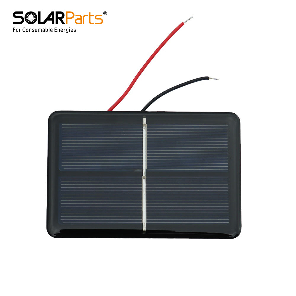 Keruft_Epoxy Resin Solar Panel 0.5v 500mA 60x90mm High-Efficiency Mini Solar Module for DIY Educational Projects and Small Power Devices Keruft
