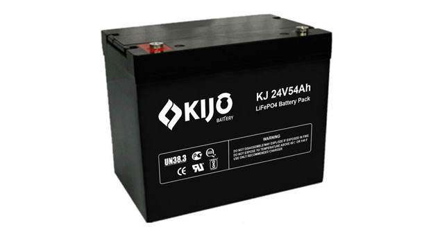 24V Lithium ion Battery 25.6V 54Ah-200Ah Lightweight Long Cycle Life for Solar Street Light Electric Vehicle Kijo