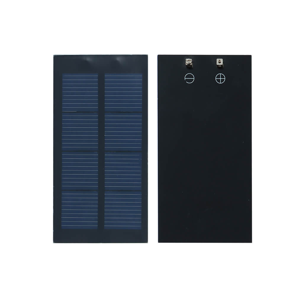 2V/400MA 0.8W PET Solar Panel High-Efficiency DIY Module for Solar Lights, Chargers, Educational Kits