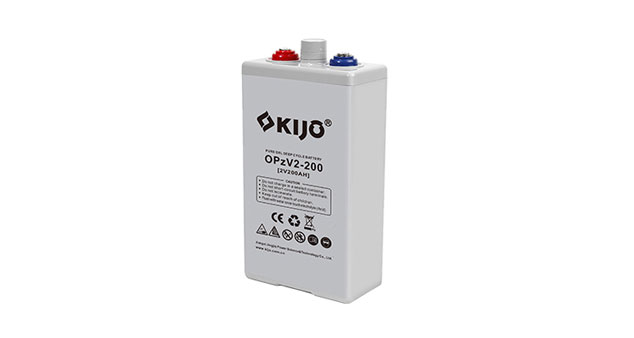OPzV Series Pure Gel Deep Cycle Battery 2V 200Ah-3000Ah High Cycle Life for Solar Wind Backup Power KIJO