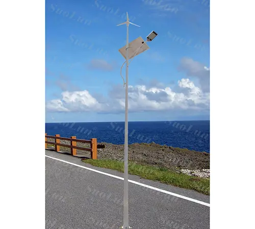 Solar Street Light Integrated LED and Battery Outdoor Lighting for Garden Pathway Roadway Illumination Solen
