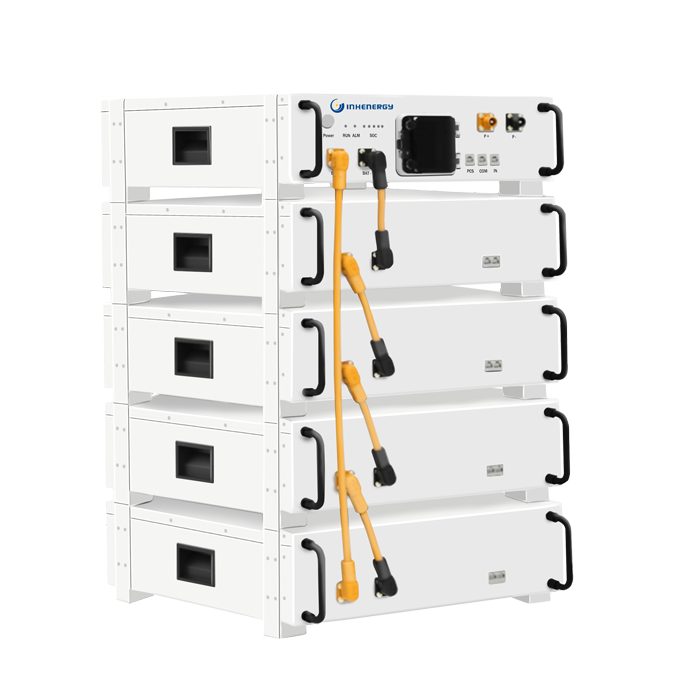 Stackable LiFePO4 Battery 20.48~51.2kWh High Voltage for Residential and Commercial Hybrid Inverters Inhenergy