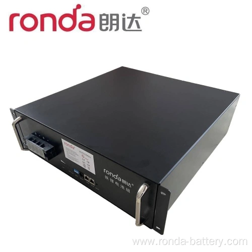 48V 50Ah LiFePO4 Battery High-Temperature Resilient Telecom Backup Power Solution Ronda