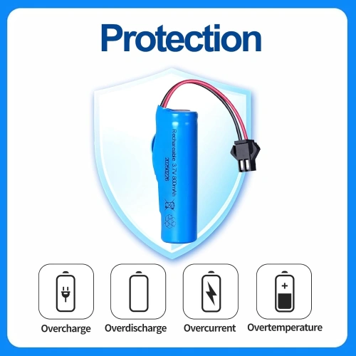 3.2V 14500-600 Cylindrical Cell High-Capacity Rechargeable Battery for Flashlights, Remote Controls RD225