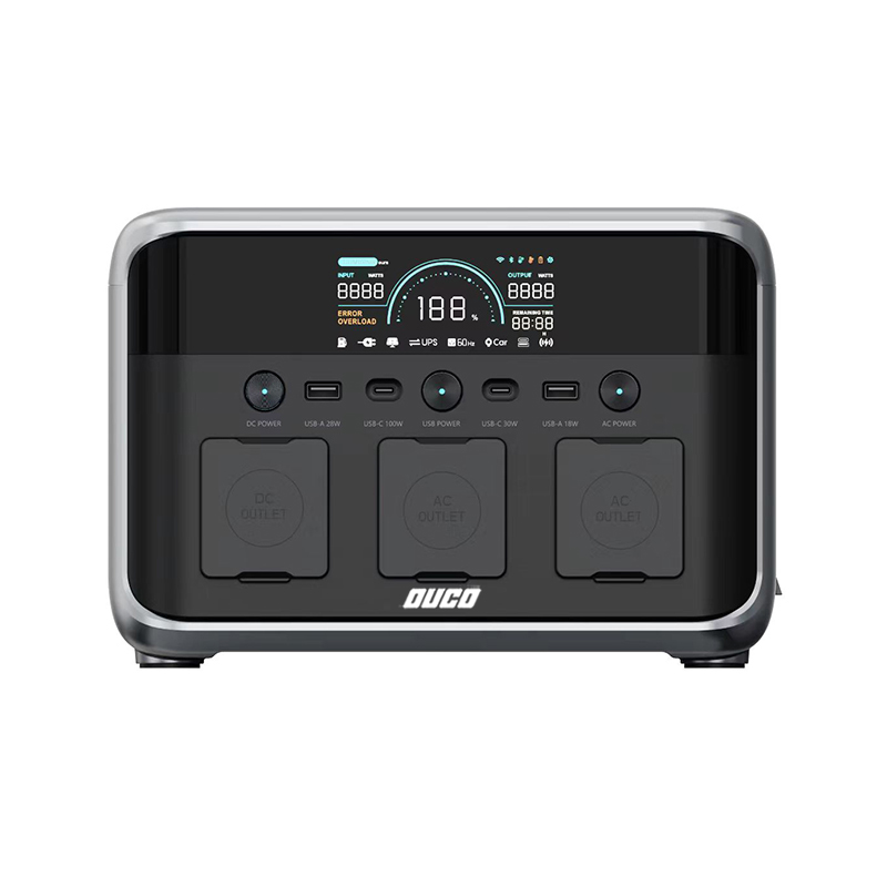 600W Portable Power Station 481.6Wh Li-ion Battery Outdoor Camping Emergency Backup OUCO