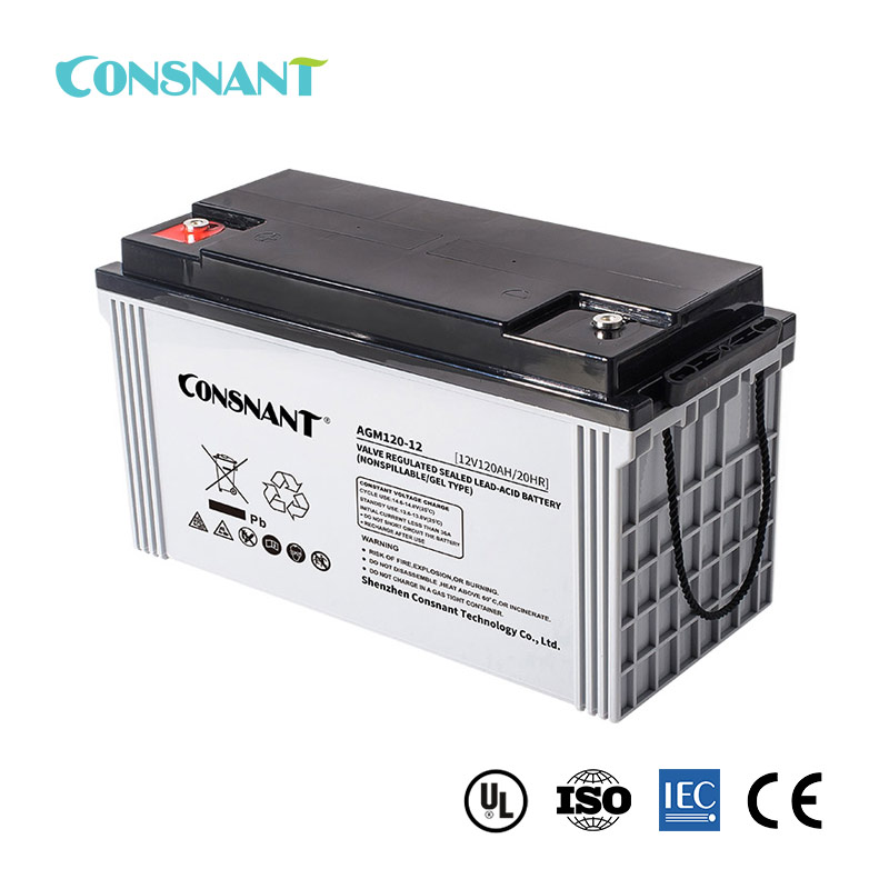 AGM Valve Regulated Lead-Acid Battery 12VDC 7Ah–260Ah Long Life UPS Backup Power Supply Consnant