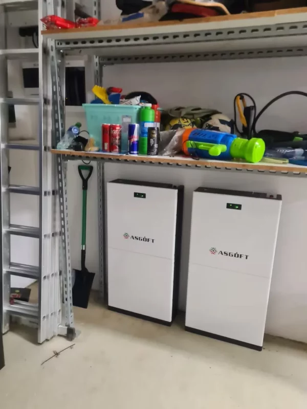 14.336kWh 280Ah Stand-alone LiFePO4 Battery Storage System for Home and Commercial Use ASGOFT