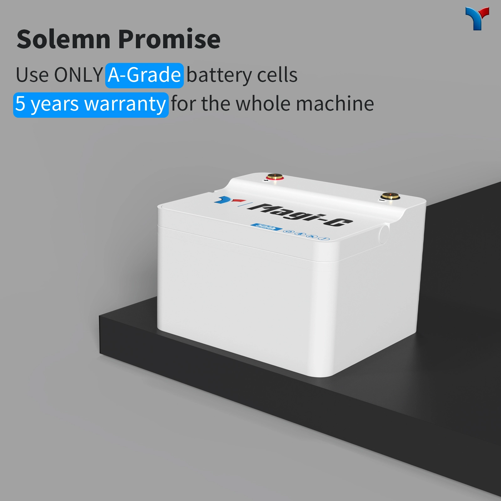 12V 50Ah LiFePO4 Battery IP67 Waterproof, 5-Year Warranty for Solar Storage & Off-Grid Systems LYBESS