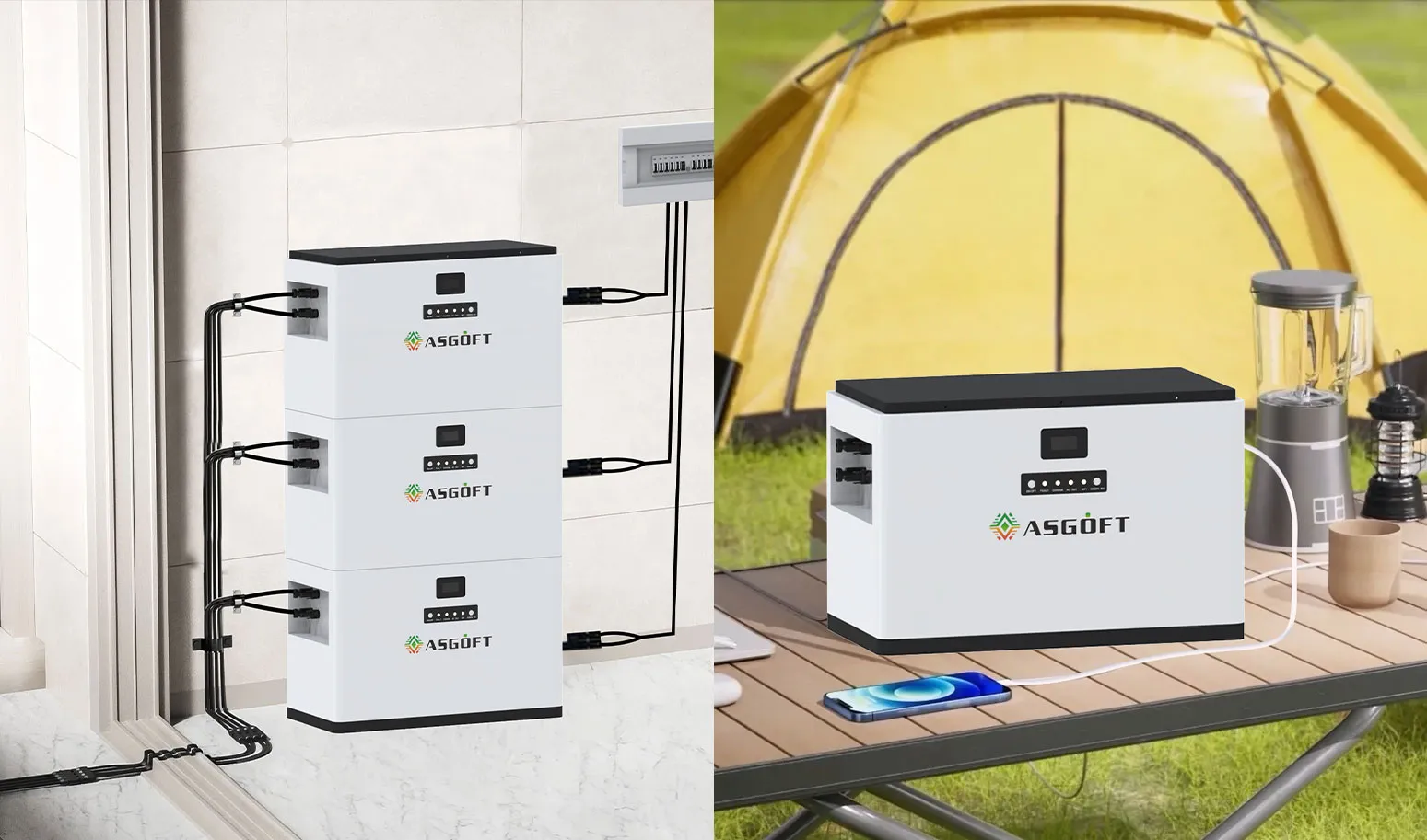SUN-E3800-2400 3.8kWh 2.4kW Portable Energy Storage System for Home Backup Power and Outdoor Use