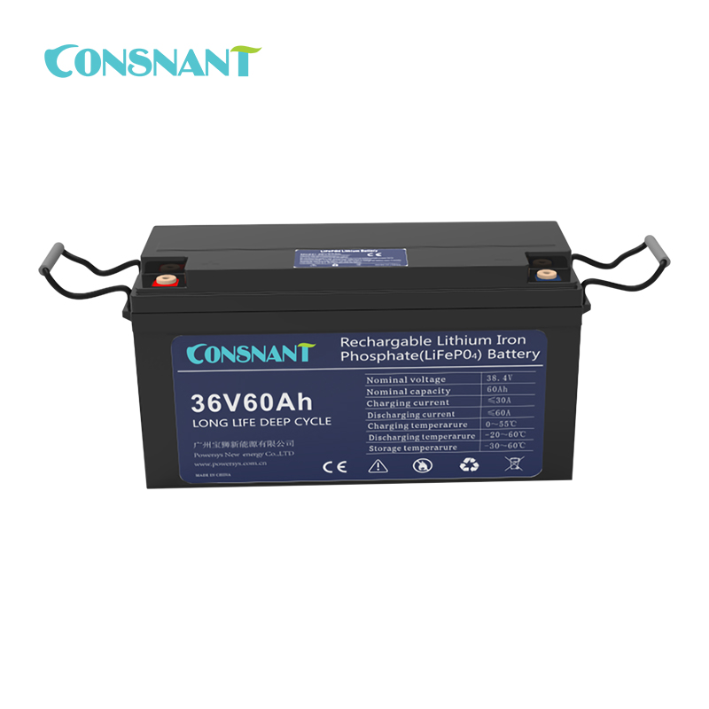 36V Lead Acid Replacement Battery (LiFePO4) 50Ah-150Ah Long Cycle Life for Solar Energy Storage and Backup Power Systems Consnant