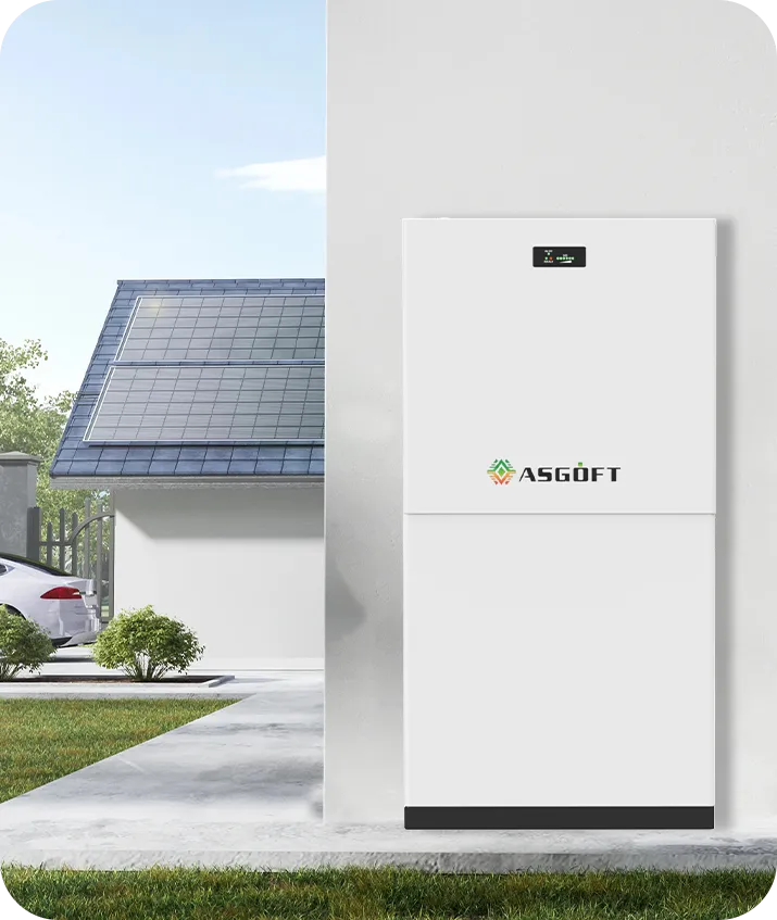 Residential Solar Power Stackable Home Energy Storage 14.33kWh 280Ah LiFePO4 Battery for Home Backup ASGOFT