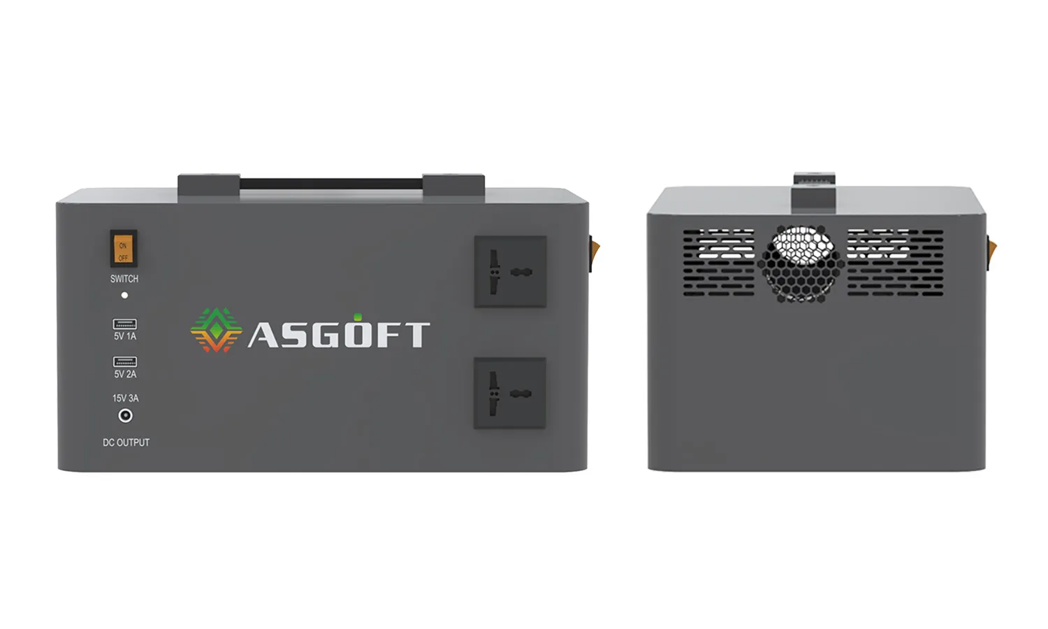 Portable Energy Storage LiFePO4 1200Wh 3300Wh 3300W Inverter Outdoor Camping Emergency Power ASGOFT