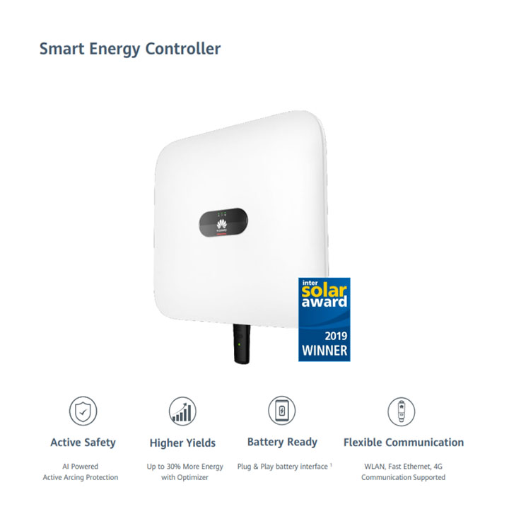 Huawei SUN2000-6KTL-M1 6kW Three Phase Solar Inverter Smart Energy Controller for Home and Commercial Use