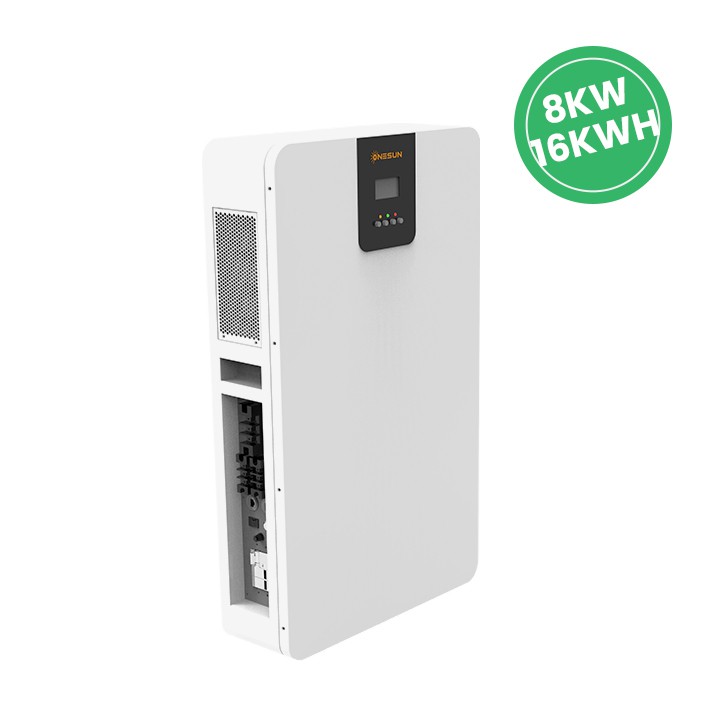 Solar Power Energy Storage 8kW 16kWh All-in-One System with Built-in Inverter and MPPT for Home Energy Backup