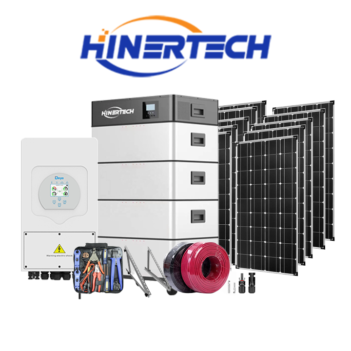 30KW Hybrid Solar System Full Set Lithium Battery & MPPT Inverter for Home Commercial Industrial Applications