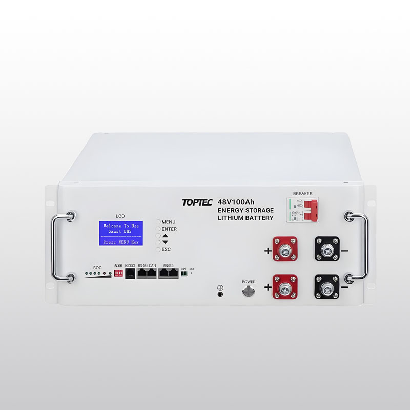 Cabinet ES Lithium Battery 4U Rack-Mounted LiFePO4 High-Cycle Life for Solar Energy Storage Systems