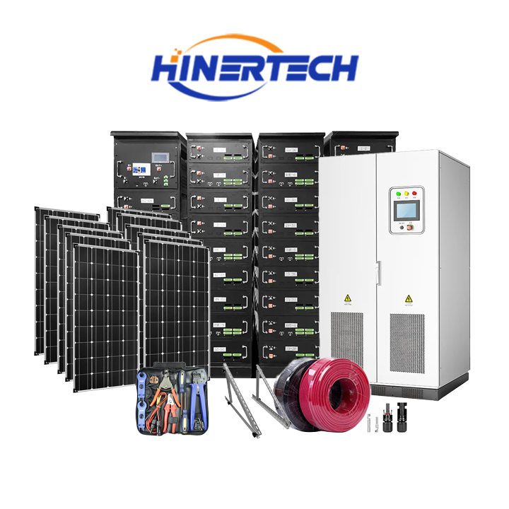 100KW HYBRID SOLAR SYSTEM Lithium Battery & MPPT Inverter Home Commercial Industrial Use