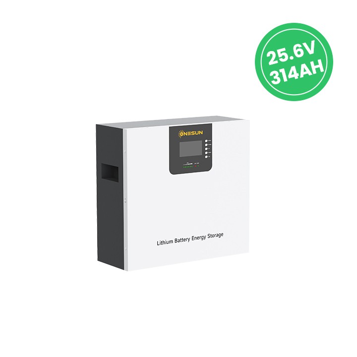 Solar Energy Battery 25.6V 314AH LiFePO4 Stackable for Home Solar Energy Storage