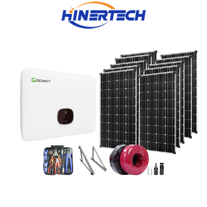50KW ON GRID SOLAR SYSTEM On Grid inverter with MPPT Home, Commercial, Industrial HinerTech